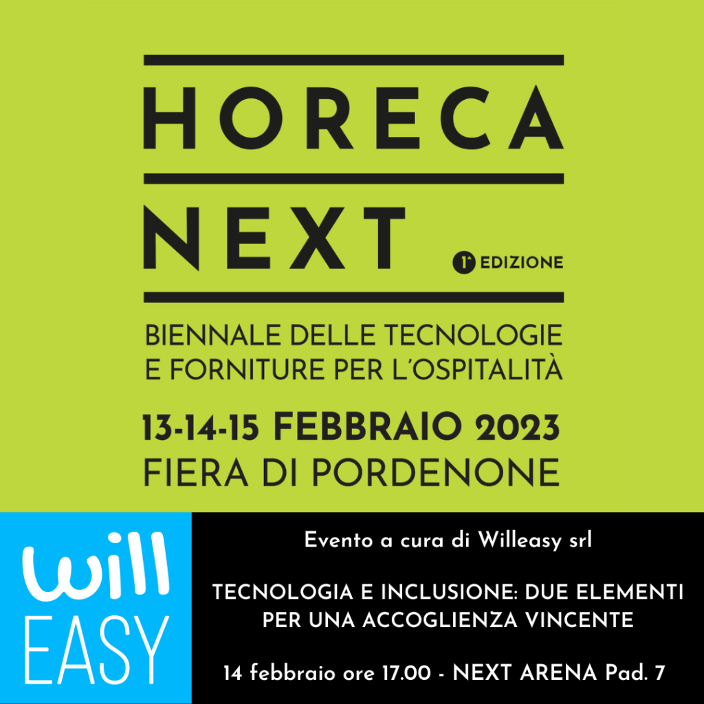  Evento a HORECA NEXT a cura di Willeasy.