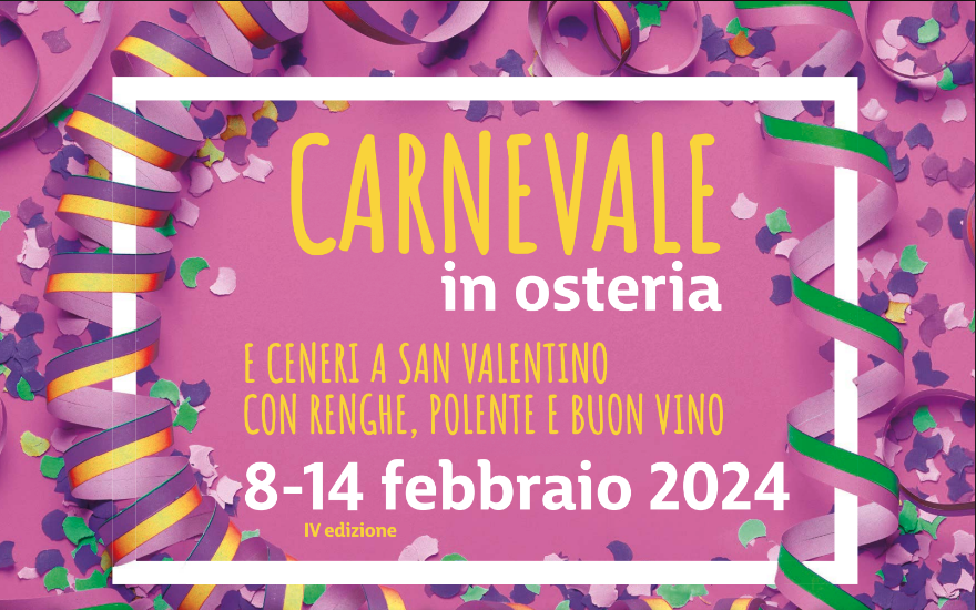 Locandina Carnevale in Osteria