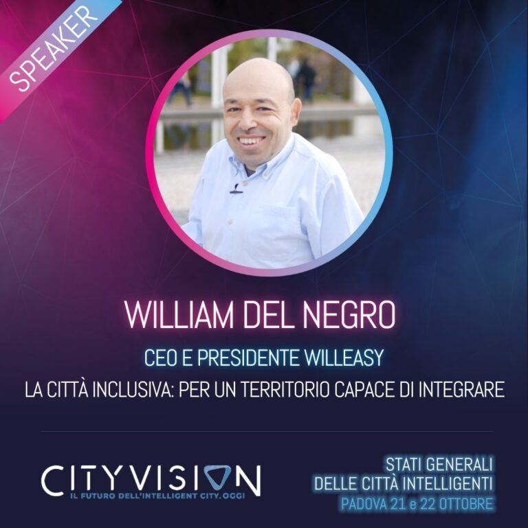 Locandina tavolo di lavoro di WIllam del Negro a CItyVIsion